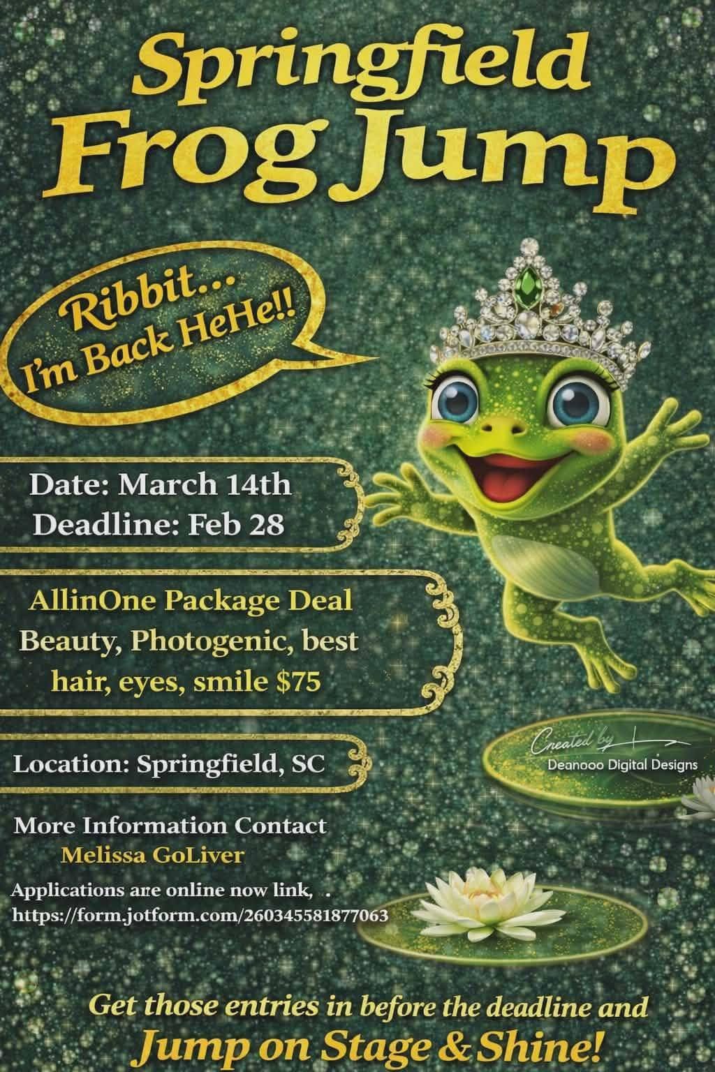 frog jump beauty pageant